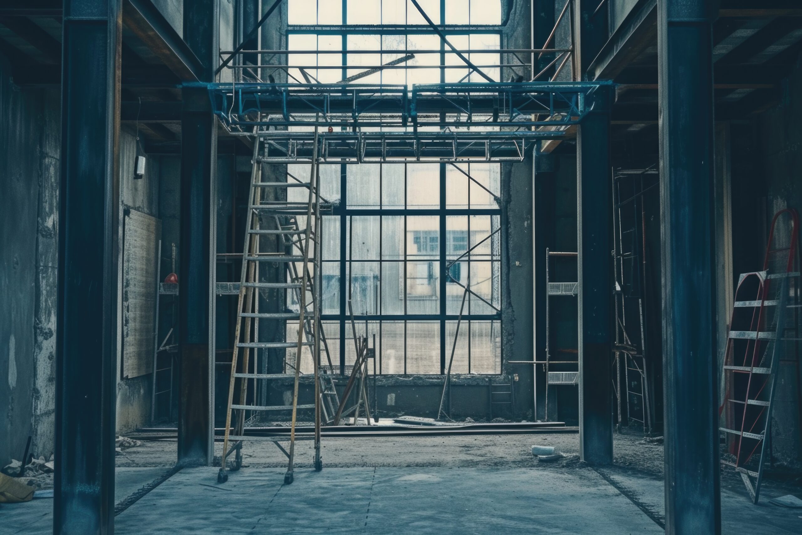 view-modern-construction-site